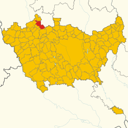 Map of Cerro Maggiore (Metropolitan City of Milan, region Lombardy, Italy 2024)